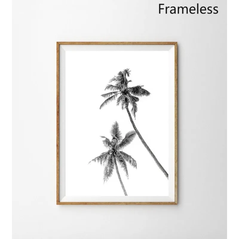 2D Flat, 3pcs Modern Surf Posters Vertical Surfboard Wall Art Prints - Frameless Vertical Suitable for Living Room, Bedroom,
