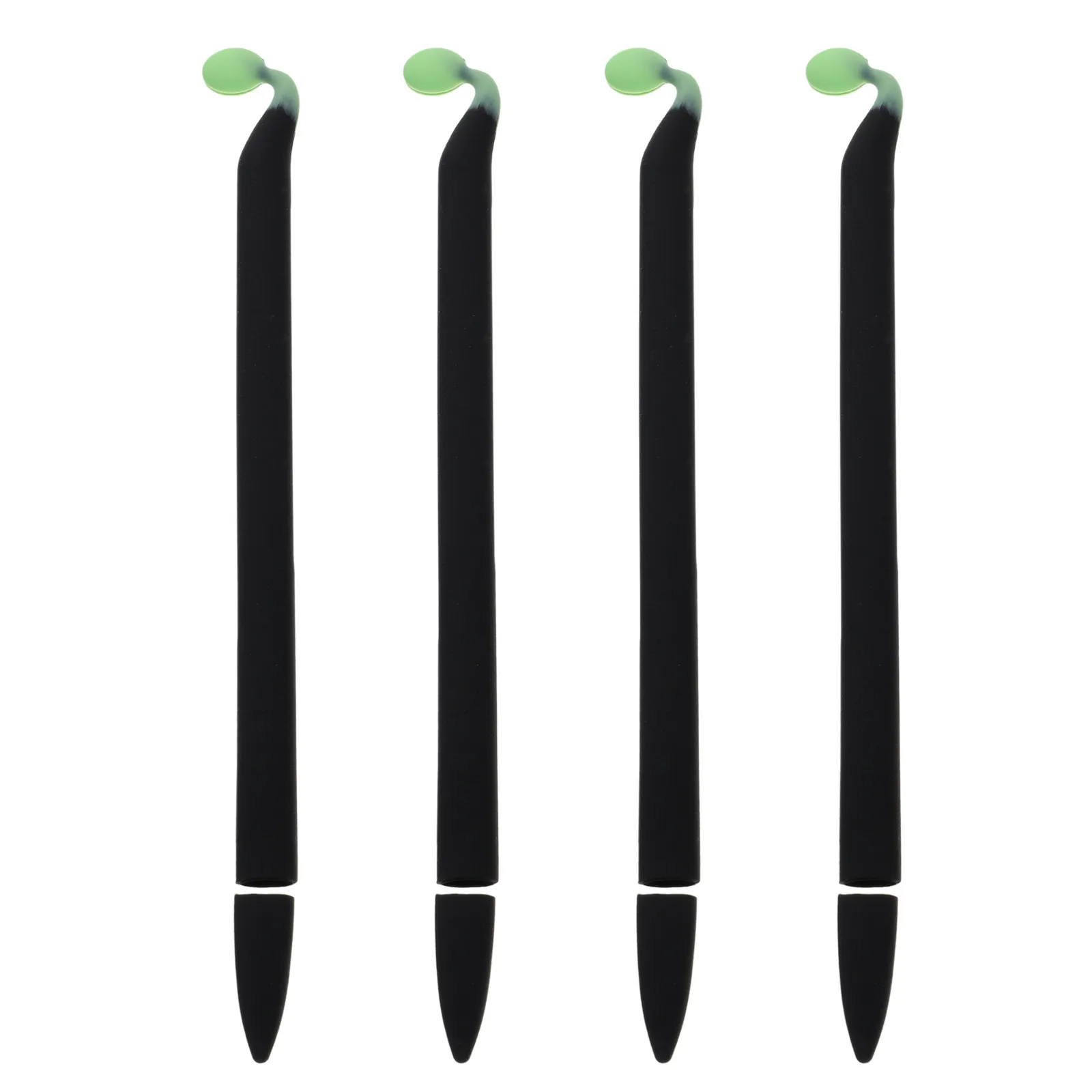 1Set Stylus Pen Cover Silicone Bean Sprout Shape Ergonomic 360 Protection Unimpeded Charging Anti-Drop Stain Resistant Sleeve