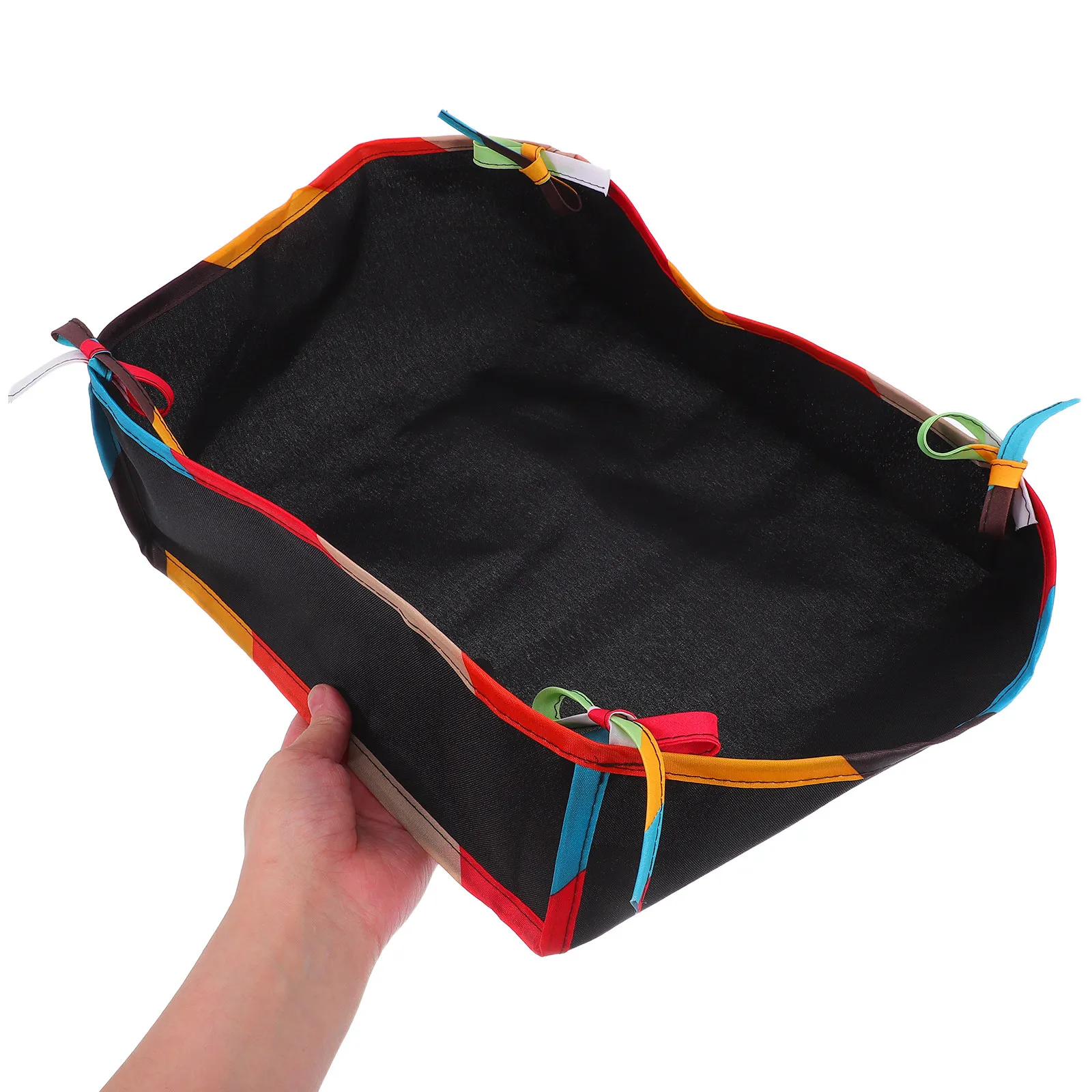 Baby Pushchair Organizer Pram Bag Oxford Cloth Stroller Bottom Organizer Foldable Stroller Basket Attachment Portable Mesh
