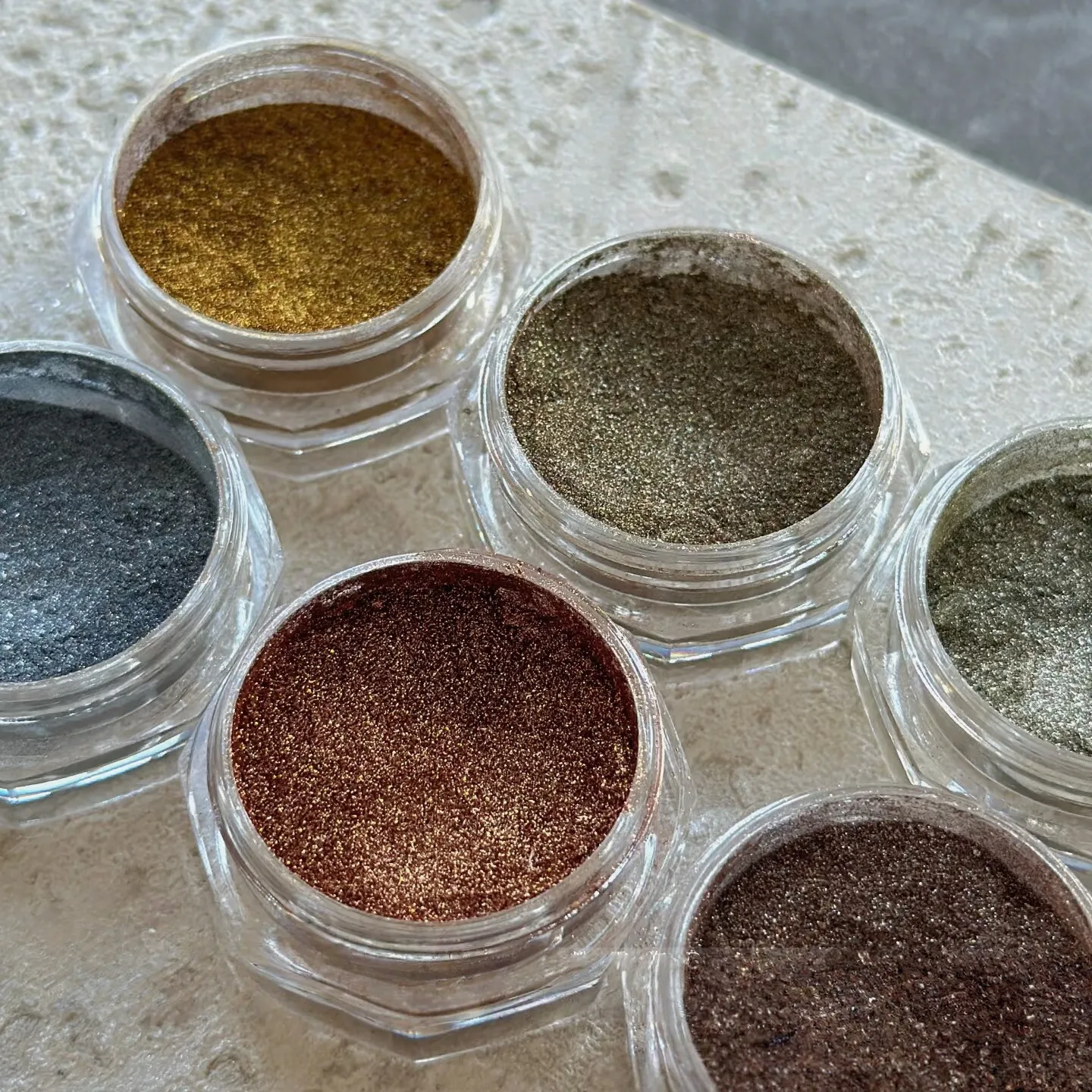 6 صناديق Y2K كروم مرآة سحرية بريق مسمار الفن الوردي الذهب الفضة تأثير الليزر لامع النمط الياباني لتقوم بها بنفسك مسمار الفن الملحقات