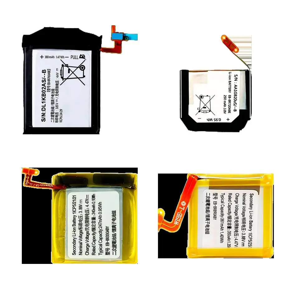 Watch Battery 247-380Mah For Samsung Galaxy Gear 4 Classic 46MM EB-Br760a R732 42MM EB-BR720ABE EB-BR880ABY EB-BR890ABY