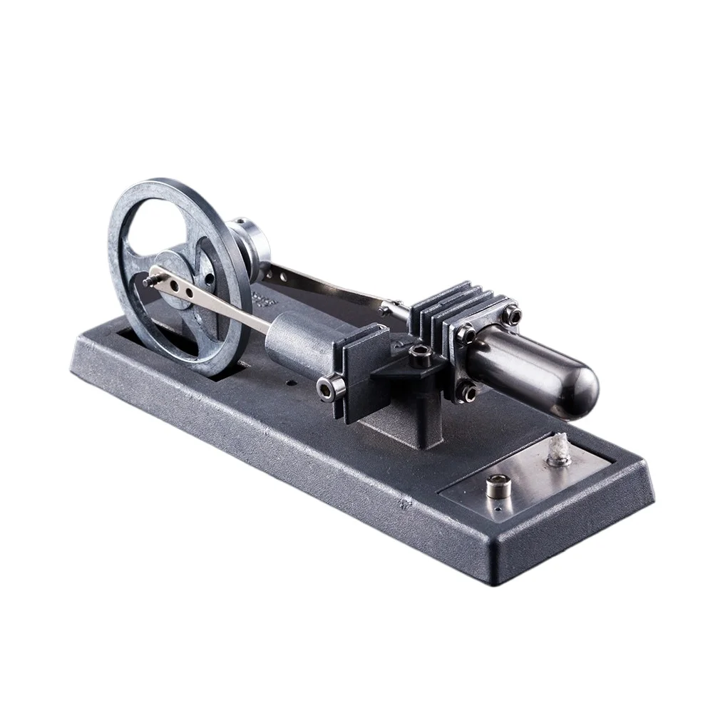 Single Cylinder Stirling Engine Assembly Model Zinc Alloy Science Experiment Toy External Combustion Engine Stirling Engine