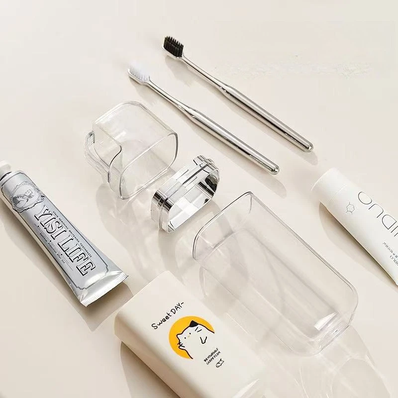 

3-in-1 travel mouthwash cup light luxury tooth cup tooth set storage portable multi-functional creative washing cup set