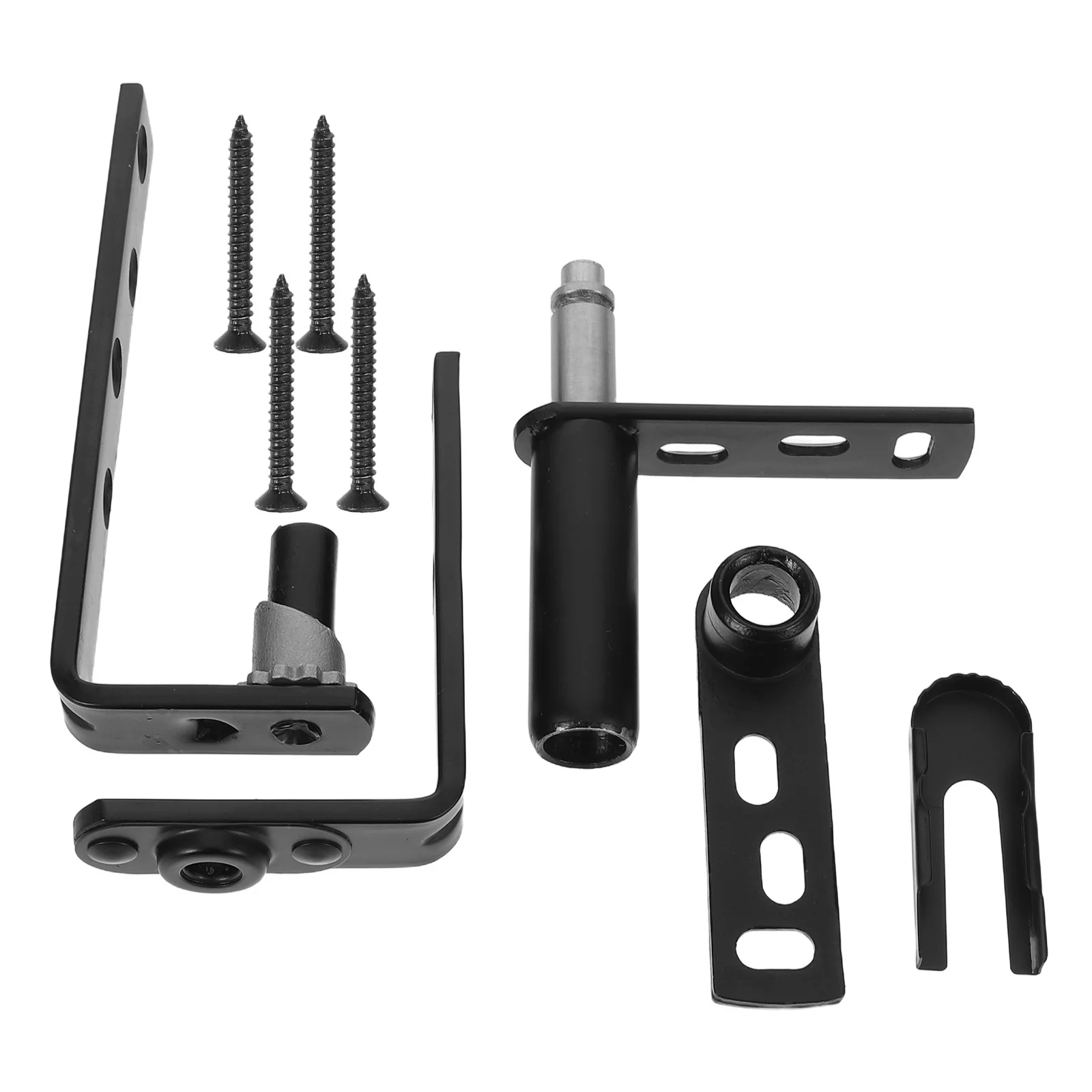 

1 set 1 Set Self-Closing Door Hinges Stainless Steel Heavy Duty Swinging Pivot Hardware For Cafe Bar Counter Door Replacement