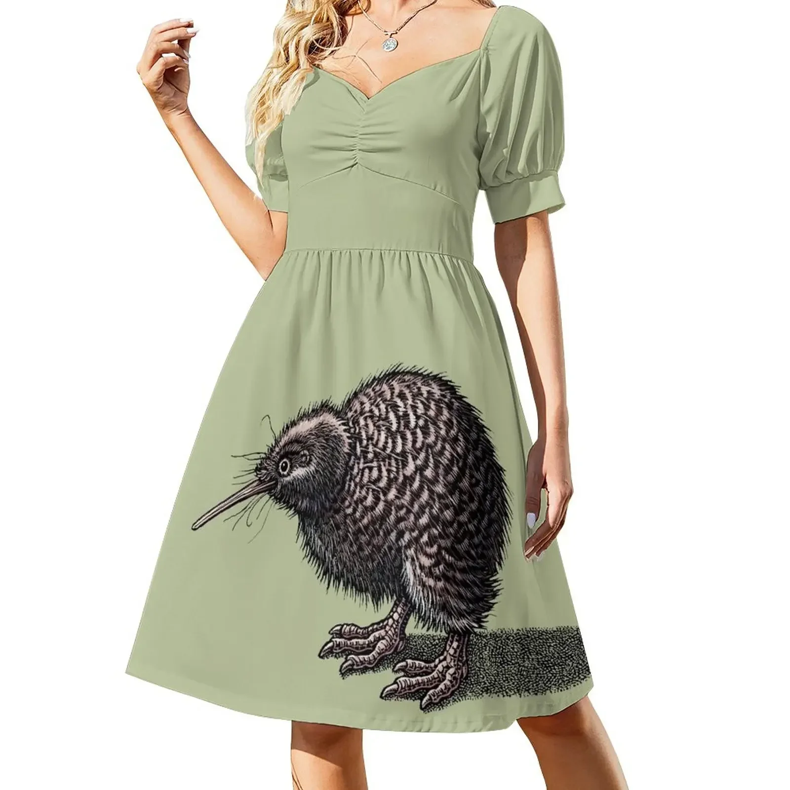 Kiwi Bird (New Zealand) Sleeveless Dress dresses for woman women evening dress Dress