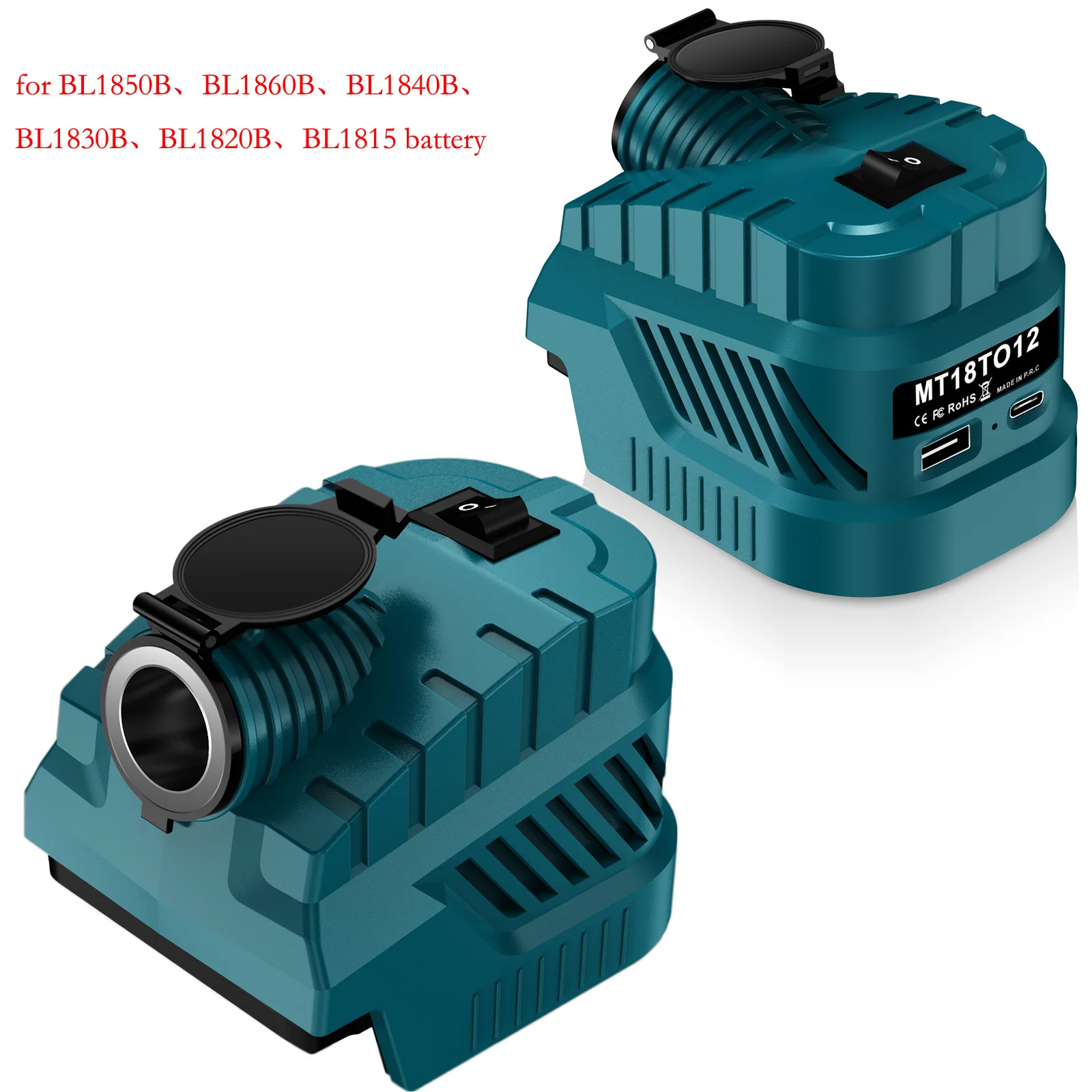 15-21V Batterij Converter Adapter Oplader Usb-poort Voor BL1850 BL1860B BL1840B Voor BL1830 BL182 BL1815 Batterij snel Opladen