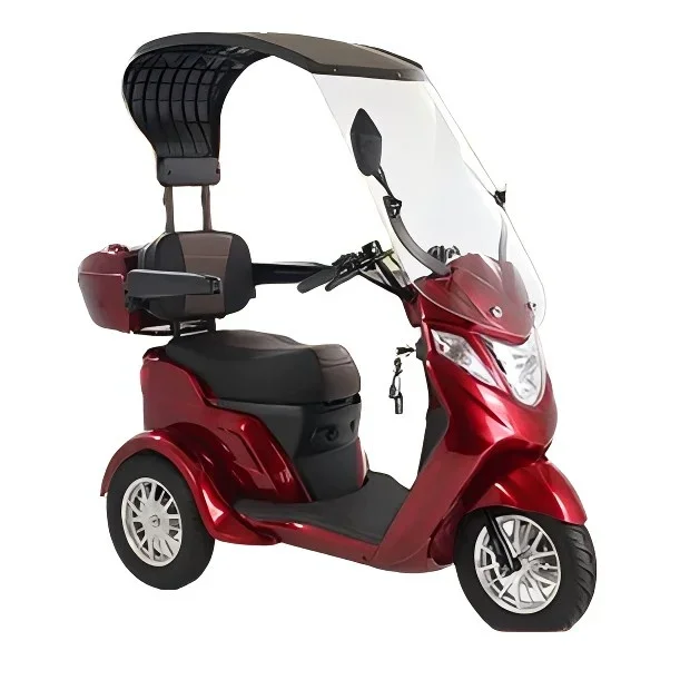 Steel Electric Tricycle For Adults 800W 3-Wheel Motorized Cargo Tricycle With 48v Motor DOT Certified For Passenger Use