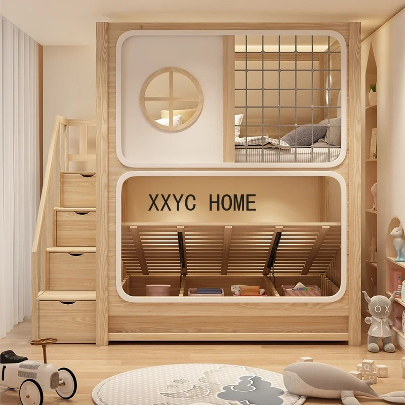 Luxury Baby Children Beds Bedroom Storage Girl Loft Children Beds Princess Modern Camas Infantiles Kids Bed Set Furniture BL50CB