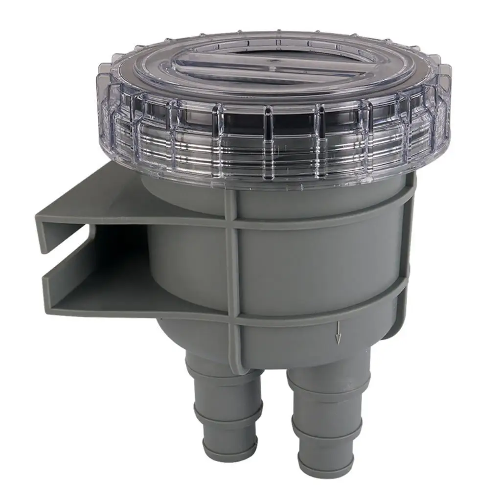 

Plastic Marine Water Intake Basket Strainer Clog Resistant Anti Debris Filter for Boat Plumbing Seawater Engine Cooling System
