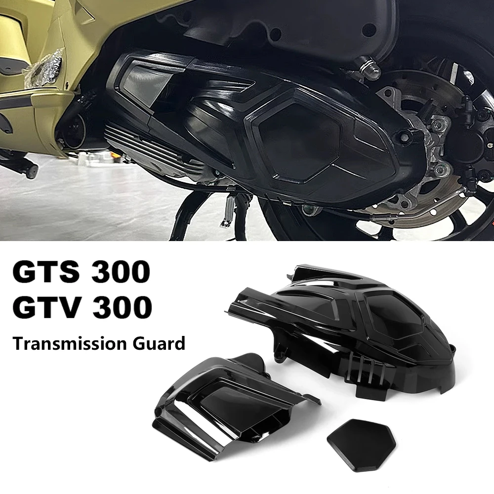 

Motorcycle Scooter Black Engine Cover Engine Protector Bolt Guard Set For Vespa GTV300 GTV 300 GTS300 GTS 300 HPE