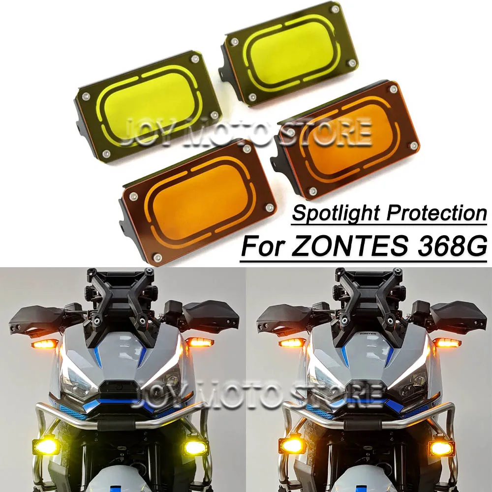 

For Zontes 368G 368g Motorcycle Accessories Spotlight Protection Cover