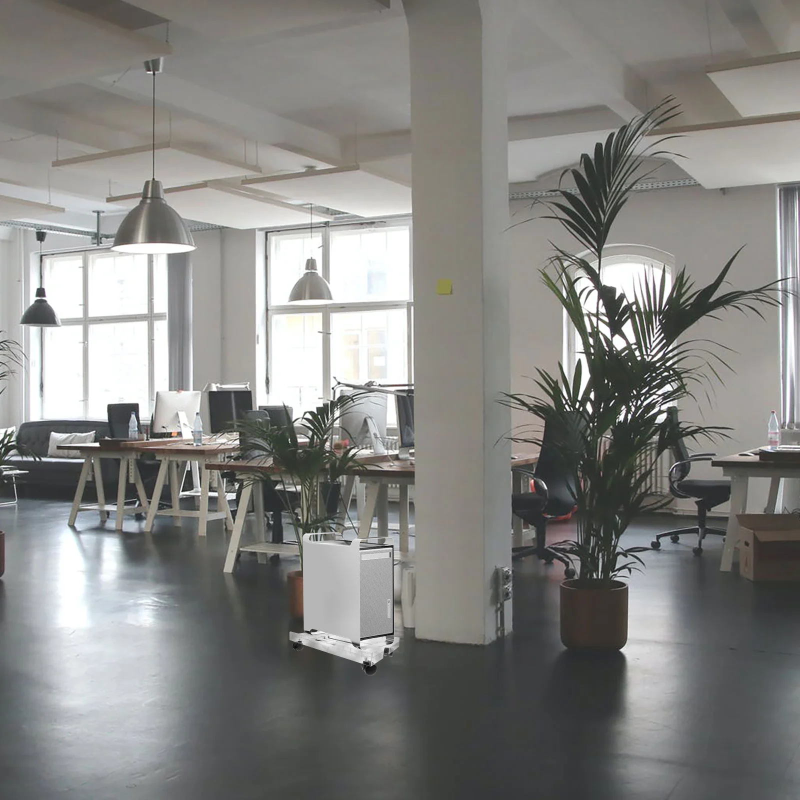 Unter Schreibtisch PC-Halter mit beweglichen Rollen Computer Turmst änder CPU-Ständer beweglicher PC-Ständer Boden CPU-Riser mit Rad CPU-Turm s