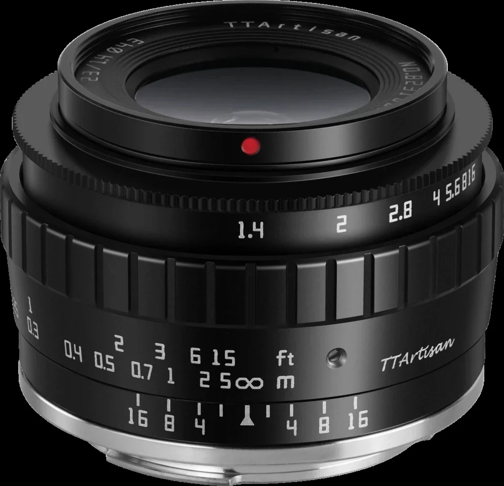 TTArtisan 23 мм F1.4 APS-C объектив с ручным управлением и большой диафрагмой для Sony E Nikon Z Fuji X Canon EOS M M4/3 MFT A6000 A7II A7RII XT10 XT4