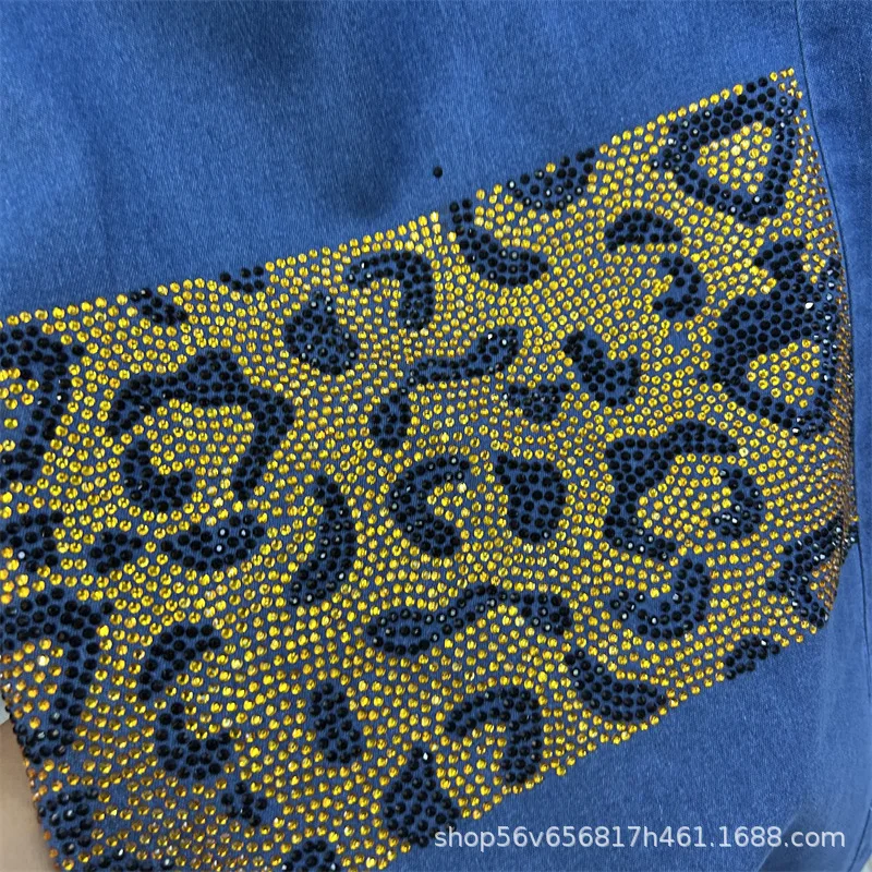 2025 신상 봄 가을 여성 투피스 세트 핫 드릴링 루즈핏 긴팔 데님 가디건 코트 + 와이드 레그 캐주얼 스트레이트 청바지