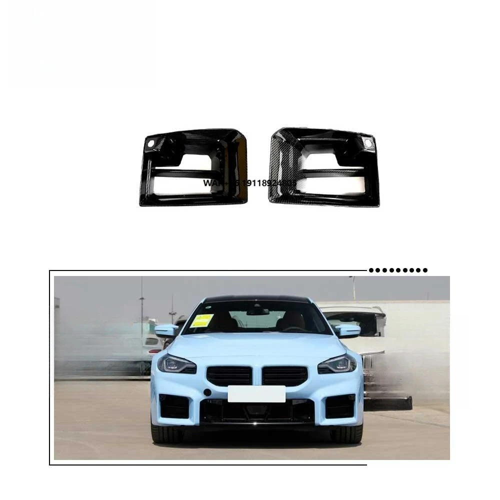 

Real Carbon Fiber Front Bupmer Air Ducts Vents for B-MW G87 M2 2022-2023