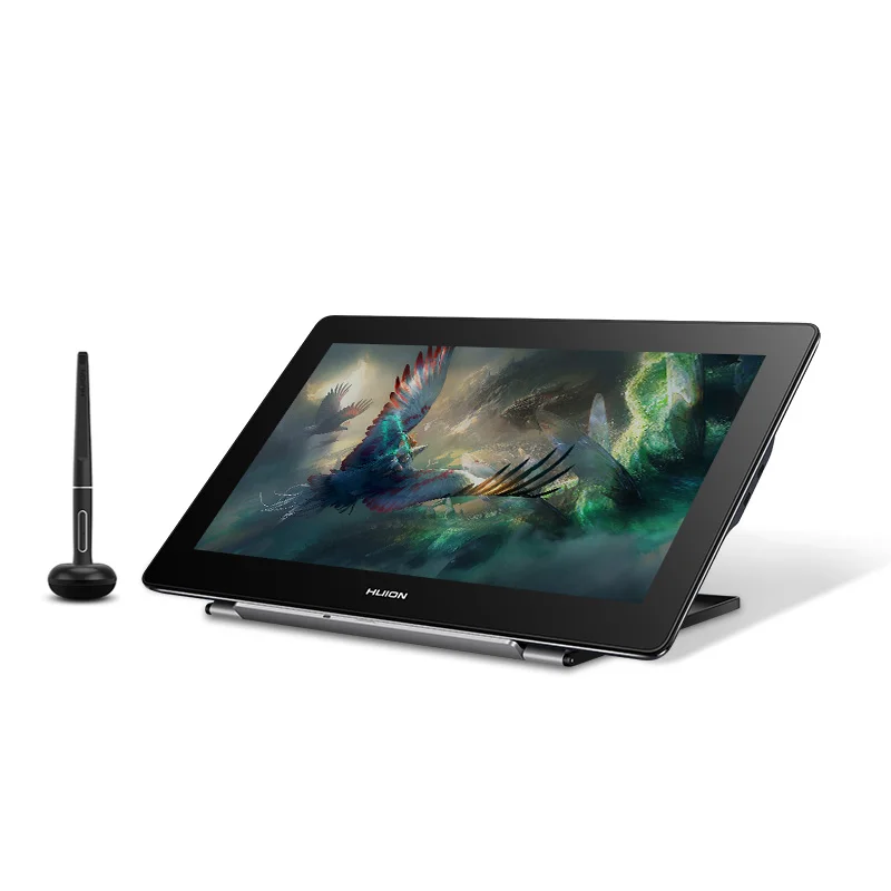Kamvas Pro 16 Plus 4k15.6 INCHES Glare Glass Lcd IPS Screen Graphic Drawing Tablet Monitor with Digital Pen