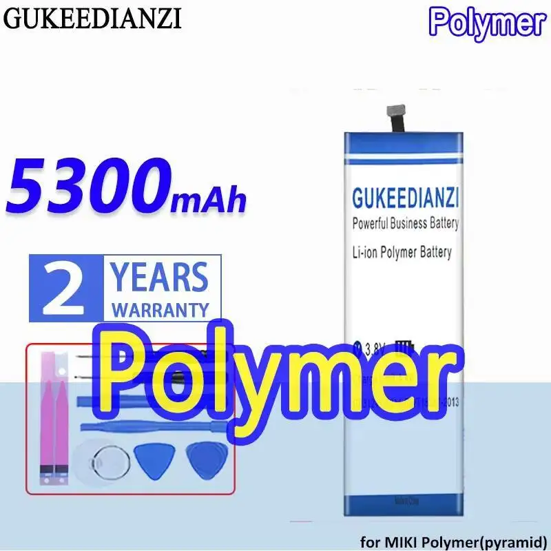 

Сменная полимерная пирамида премиум-класса для легкого аккумулятора мобильного телефона Miki 5300 мАч