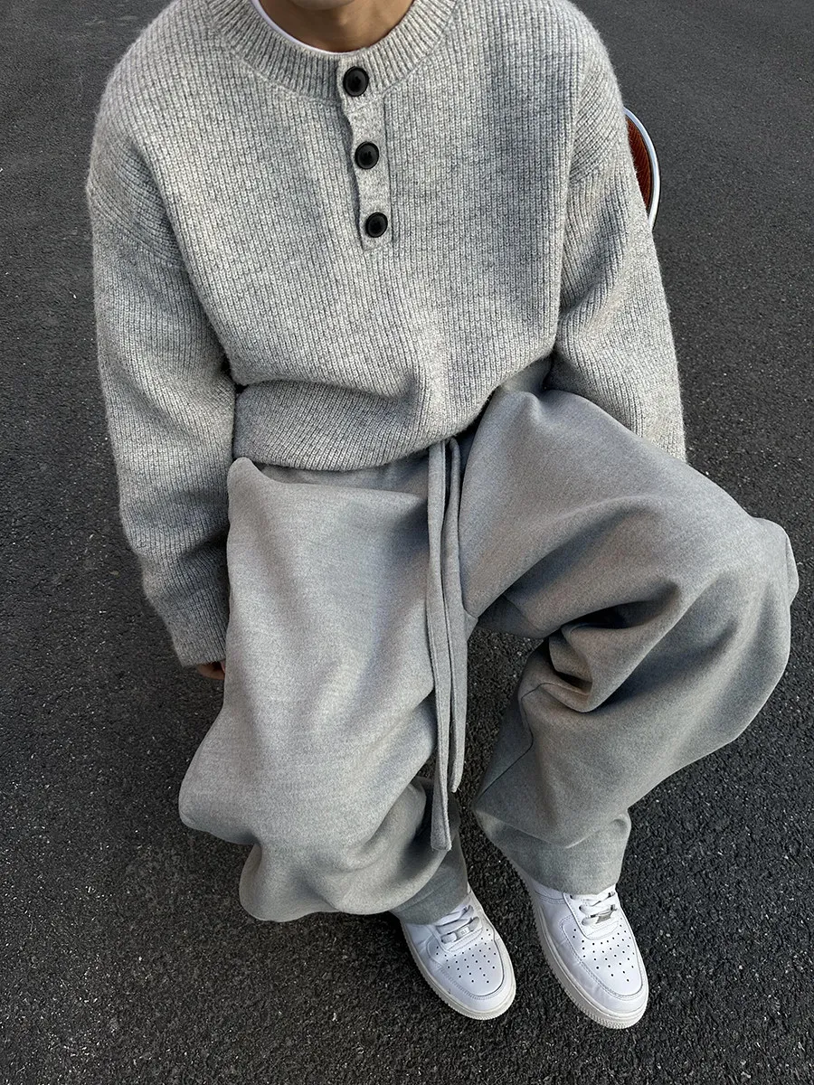 

Мужские кашемировые пуловеры с меховым воротником, модные, с принтом логотипа, графическим рисунком, яркие, стильные, молодежные, городские, свободного кроя