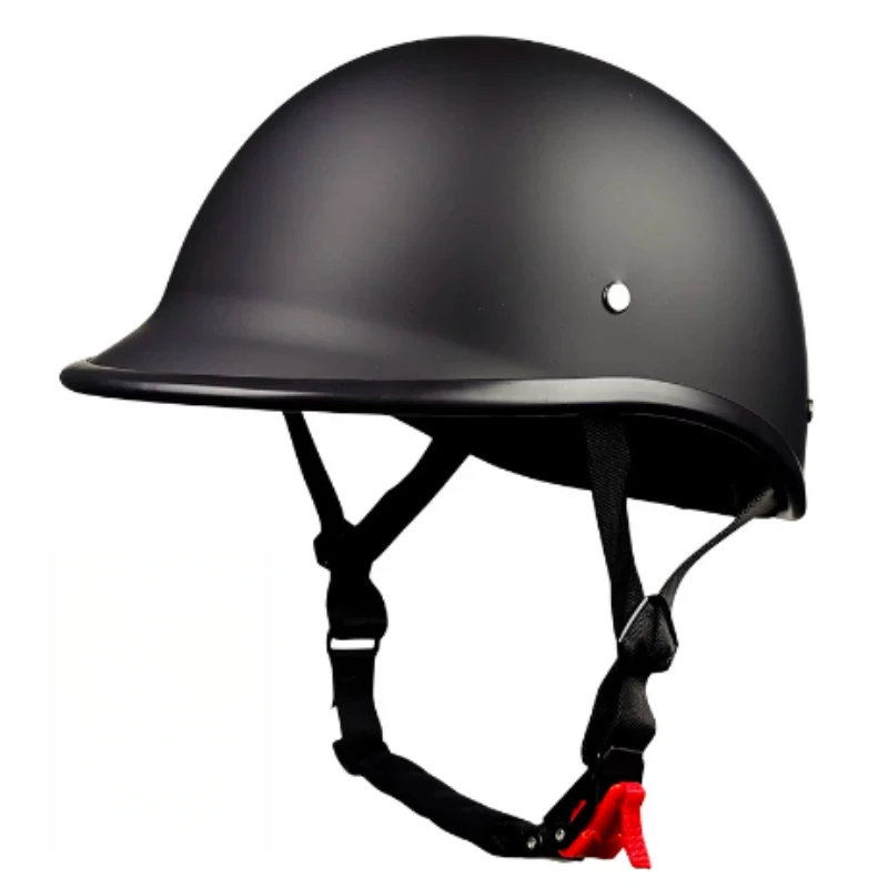 Factory Wholesale Sleek Carbon Texture Half Face Motorcycle Helmet ABS Shell Soft Breathable Liner Lightweight