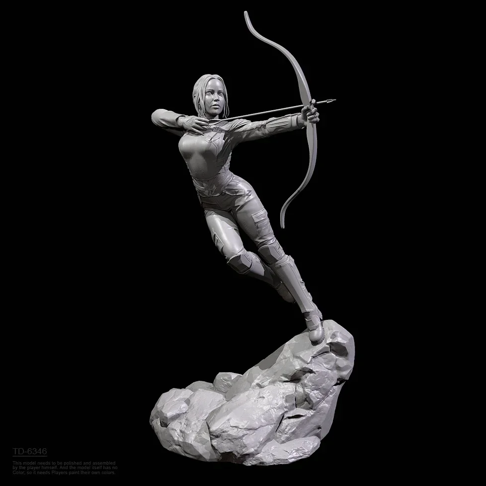 Height of man 50mm 75mm Resin model kits figure beauty colorless and self-assembled （3D Printing ） TD-6346/3D