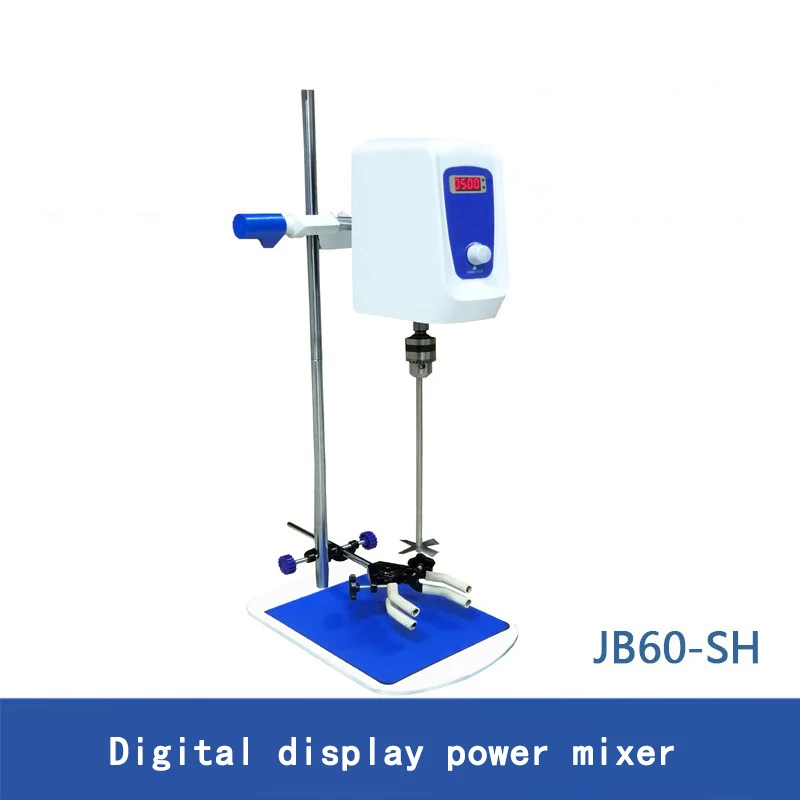 Digital Display Strong Electric Mixer Electric Lab Overhead Stirrer Laboratory Precision Force Increasing Timing Electric Mixer