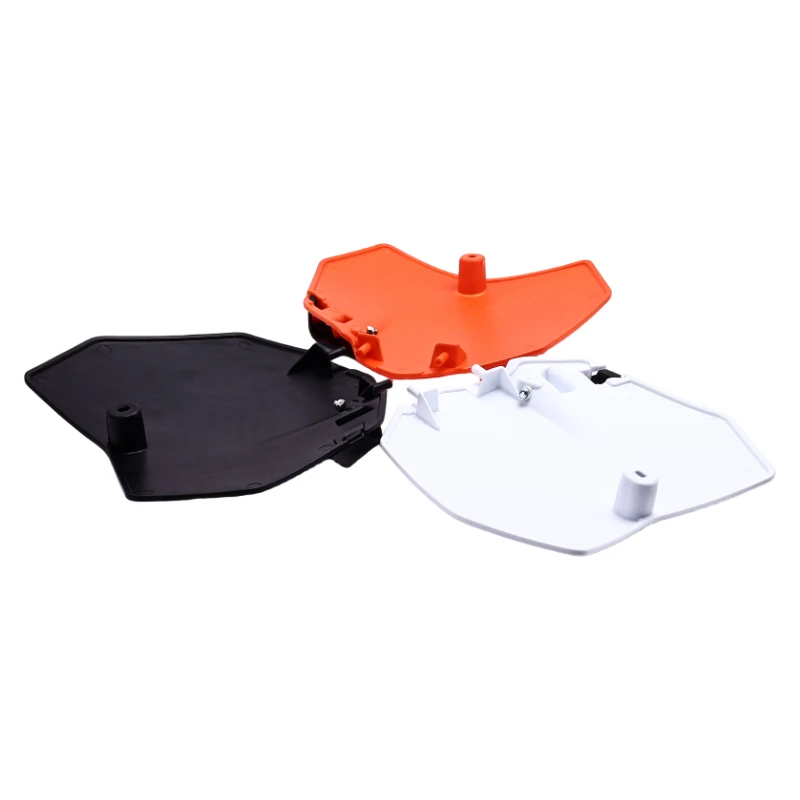 NEW Motorcycle front license plate, wild motorcycle front modification accessories. Orange, white Black is optional