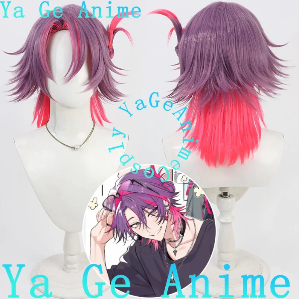 

Парик для косплея Я Гэ (Ya Ge) — виртуальной VTuber-персонажа Ватсуки Хибари, для аниме, игр, Хэллоуина, карнавалов и вечеринок, синтетический, термостойкий