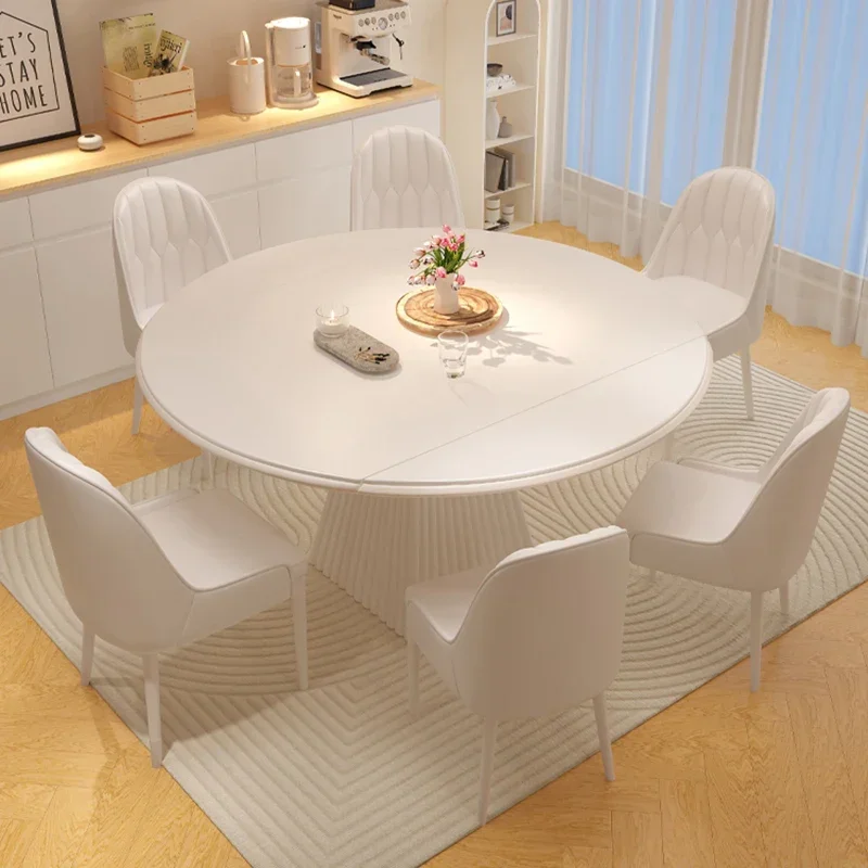 

Modern Kitchen Table Dining Individual Furniture Luxury Islands Restaurant Tables Dinning Sets Living Muebles Center Cafe Chairs