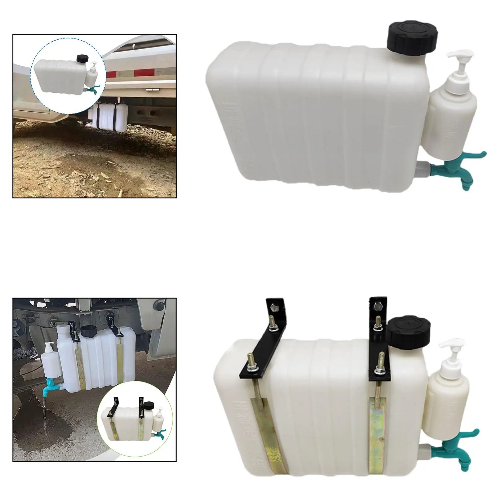 

Water Tank Convenient Water Storage Container with Faucet for Outdoor Trucks Cars