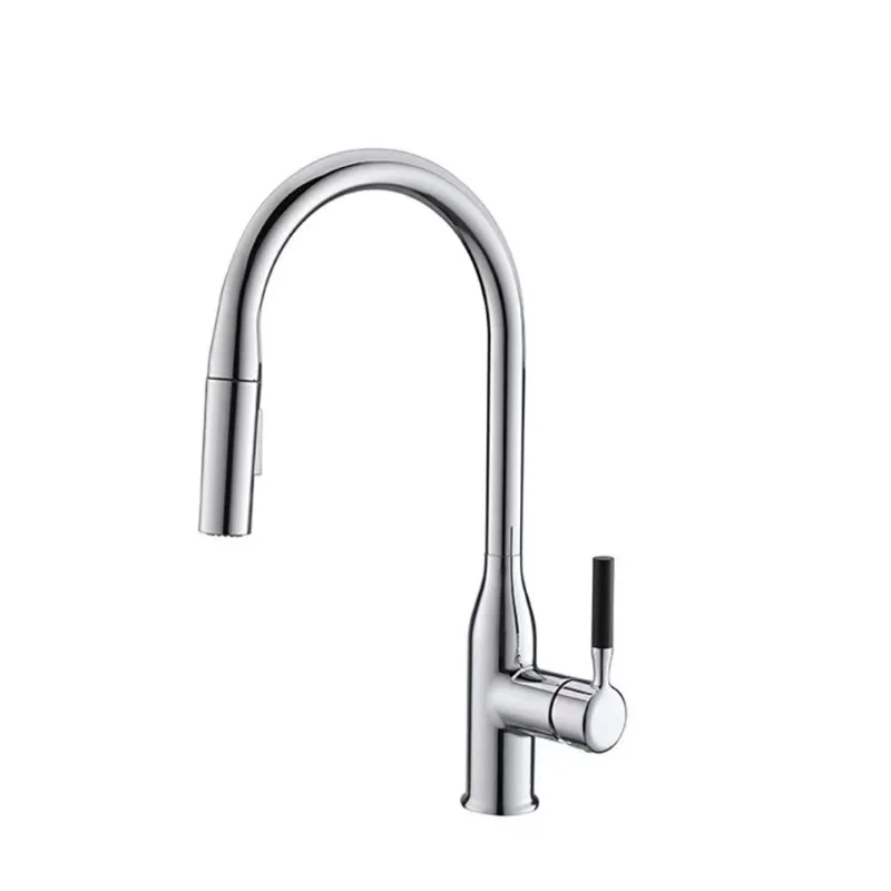 Single Handle Sink Kitchen Faucet Deck Mounted Brass Sanitary Ware Kitchen Faucet Mixer Tap