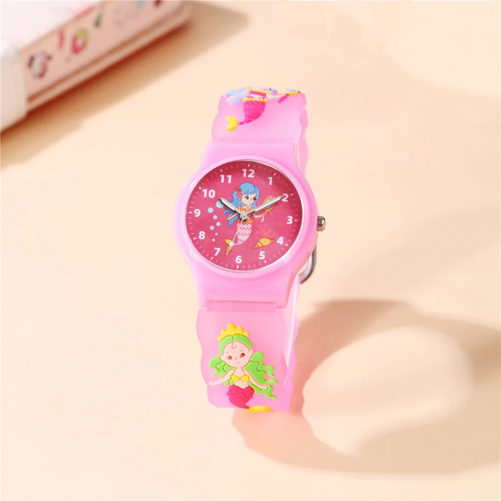 4 Colors Mermaid Children\'s Watch New Style Fashion Student Quartz Wristwatch GIrls