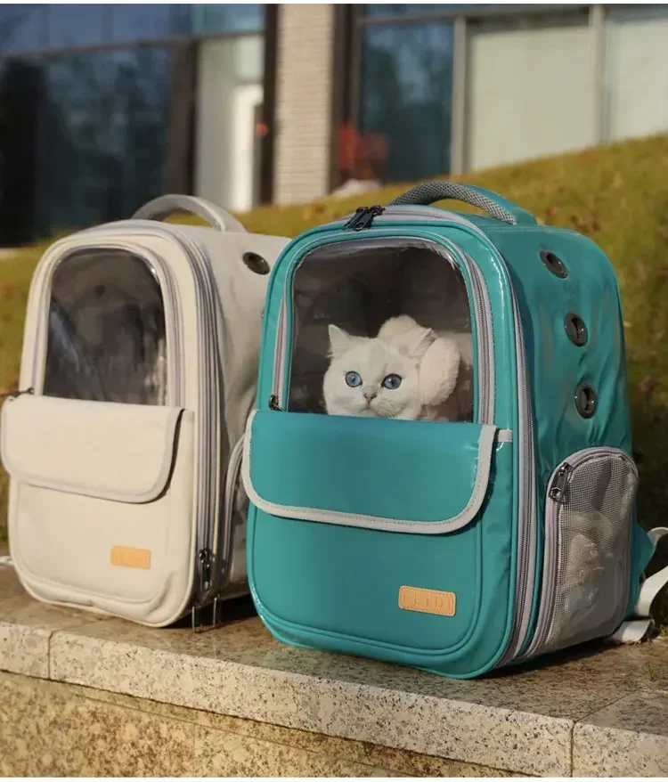 Hot salesCat Bag Outdoor Portable Cat Backpack Space Capsule Pet Cat Dog Backpack Carrying Schoolbag