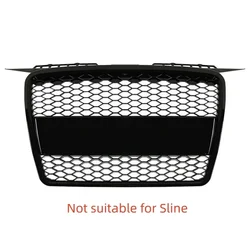 Car Front Bumper Grille Grill for Audi RS3 for A3/S3 8P 2005 2006 2007 2008（Refit for RS3 Style）Car Accessories tools