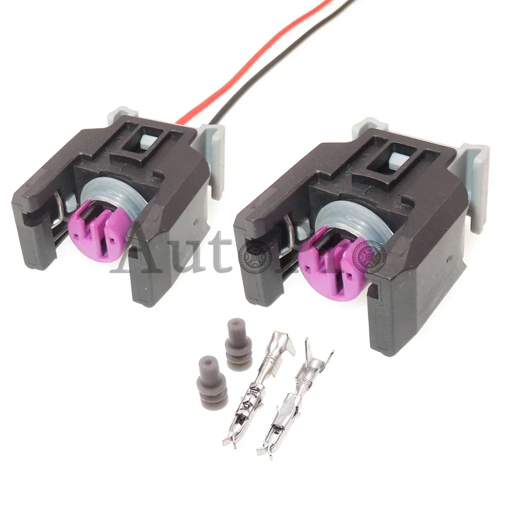 

Комплект из 2-х разъемов для подключения топливных форсунок (AC Assembly), электрический кабель-разъем 13816706 для Buick Chevrolet