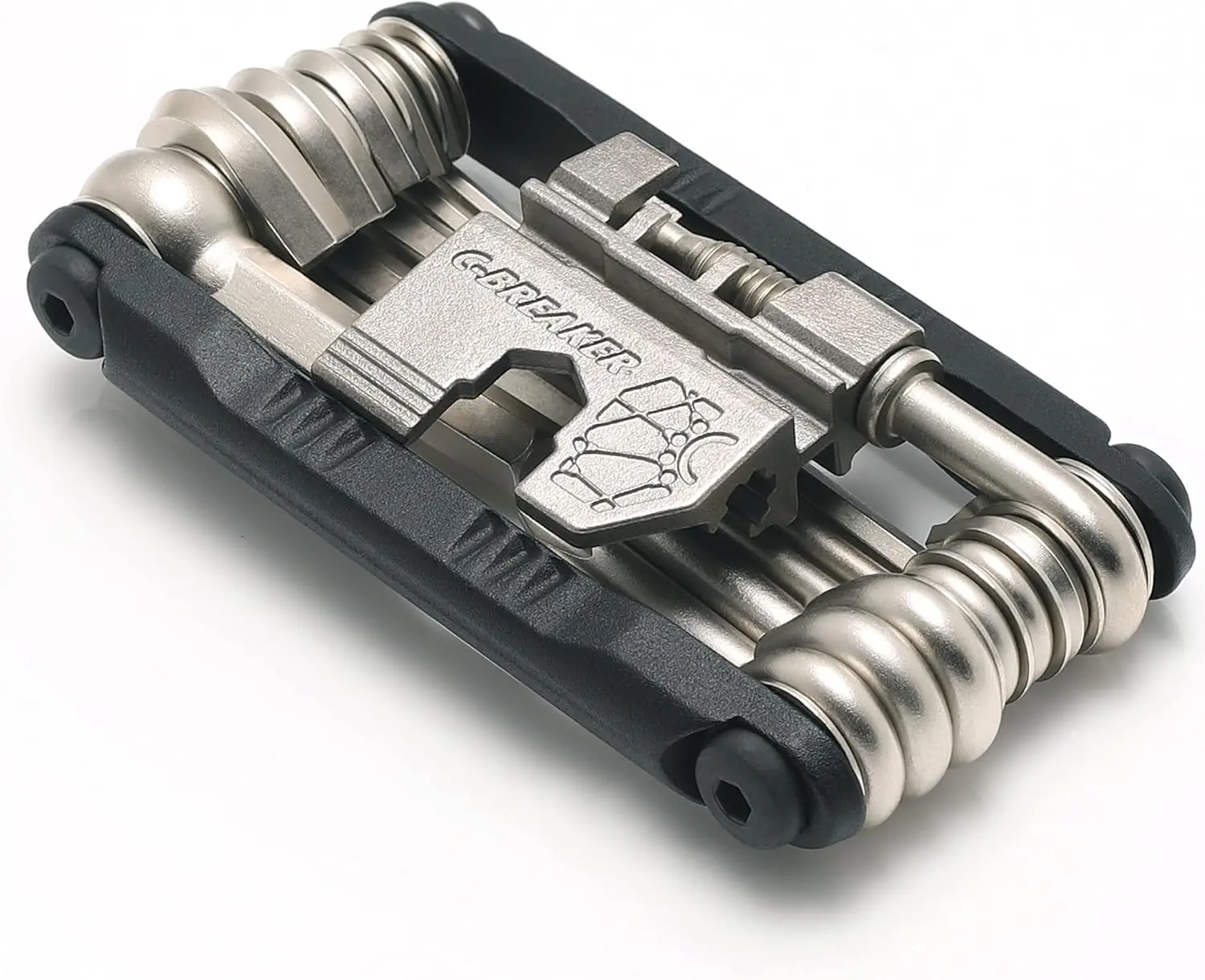 

20-in-1 Bicycle Multi Tool with Chain Breaker, Heavy Duty, Compact, Lightweight, CR-V Steel, Pouch Included