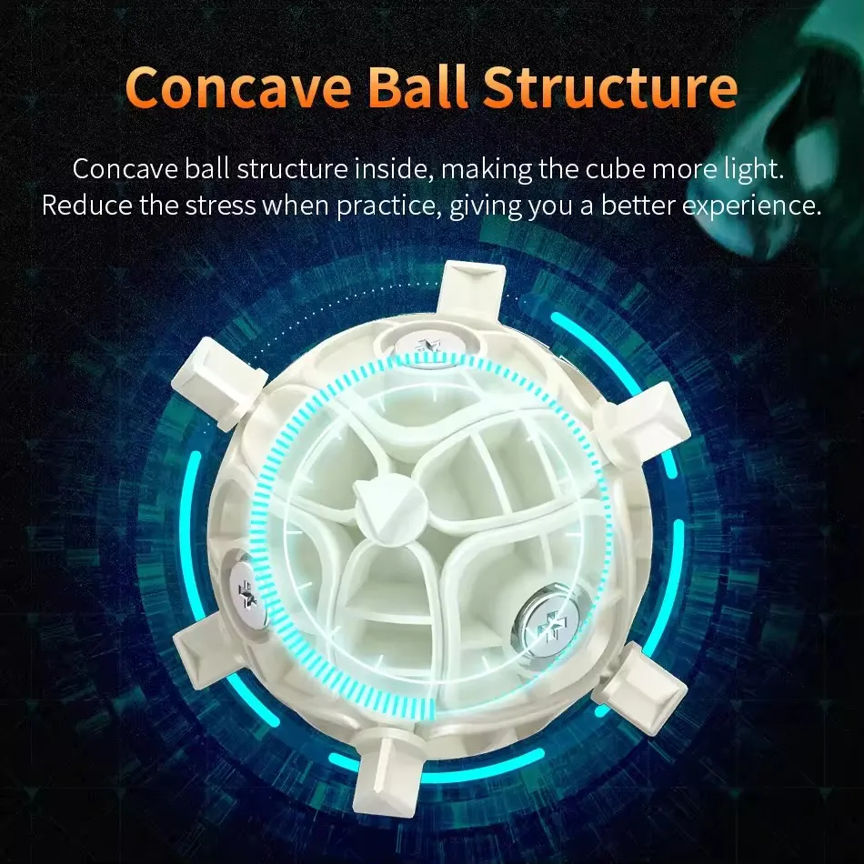 Cubo de velocidad magnético 2x2Moyu RS2M V2, Cubo Mgaic 2x2, juguete educativo profesional, rompecabezas de Cubo magnético MOYU para chico RS2M Cubo mágico