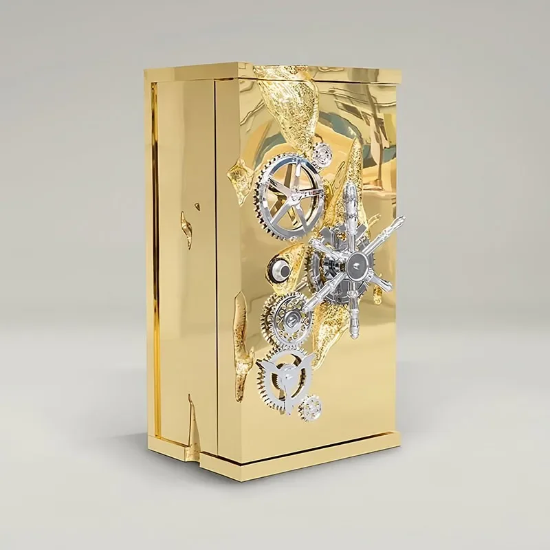 Stainless steel anti-theft safe household designer high-end mechanical code jewelry jewelry watch locker