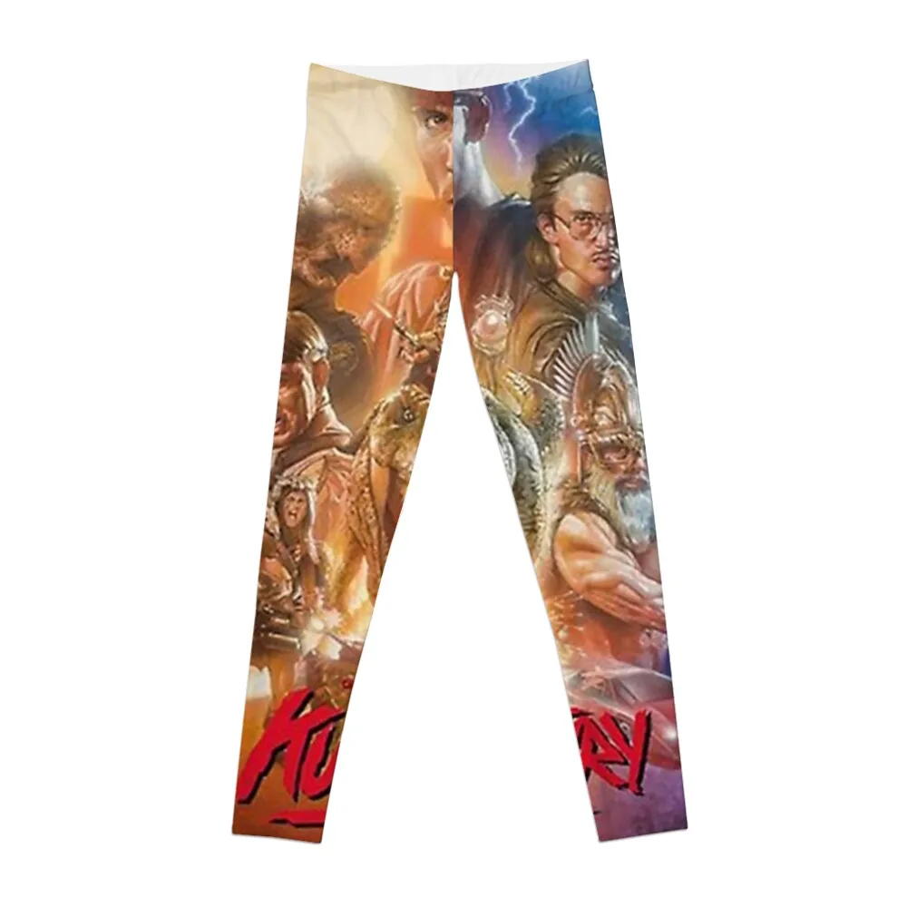 

Kung Fury Leggings Legging sport gym sportswear woman Fitness's gym clothes Women's sports pants Womens Leggings