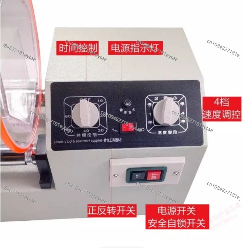 KT1320 11kg BIG CAPACITY Rotary Tumbler Polishing Barrel drum polish Machine jewelry Rolling polish gold silver Tools
