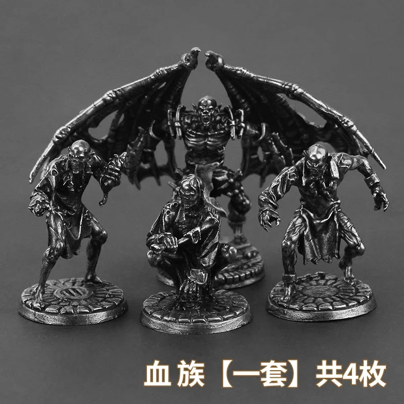 Cupronickel Actionfiguren Kindred Vampir Soldat Modelle Miniaturen Figuren Zubehör Desktop Ornamente Dekore Spielzeug Geschenke