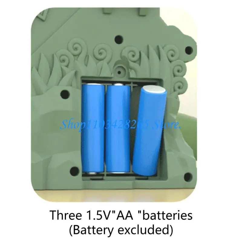 مجموعة لعب متسلقة على شكل ديناصور بمحرك تتميز بمسار عوائق دوار للأطفال بعمر 3 سنوات فما فوق G2TE