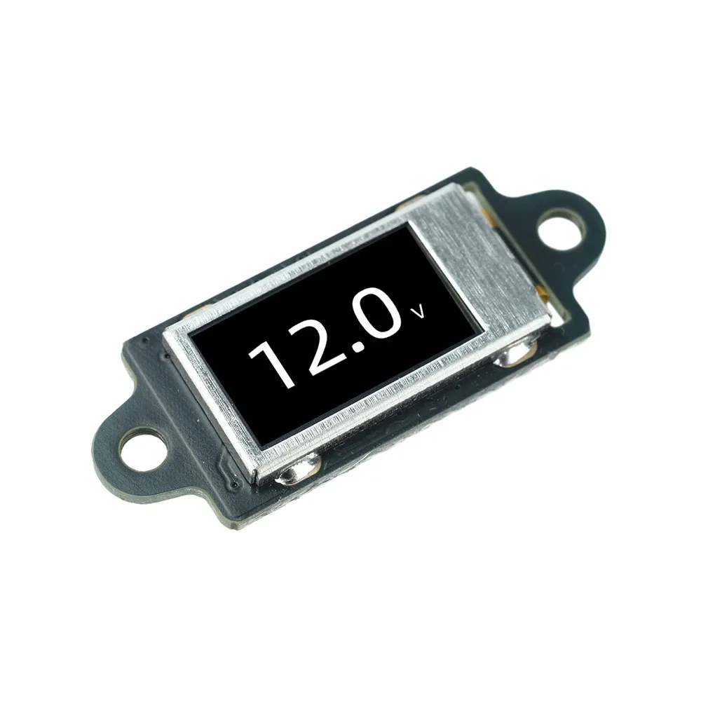 5Hz/10Hz Adjustable DC 0-30V OLED Digital Voltmeter 12bit High Precision with Screen Protector Frame Voltage Tester Ultra-Thin