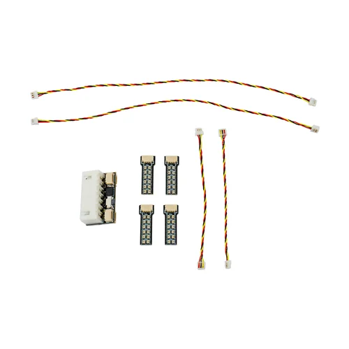 Imagen 2 del producto 1 juego/4 Uds DeepSpace PHLUX luz LED Armlight 3-5V RGB luz destacada programable para Dron de carreras con visión en primera persona de 5 pulgadas fácil de instalar