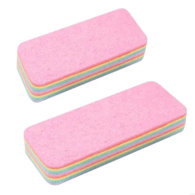 High Absorbent Microfiber Scrubber Sponge For Kitchen Cleaning Dishwashing And Oil Removal With Tear Away Design Y5GB