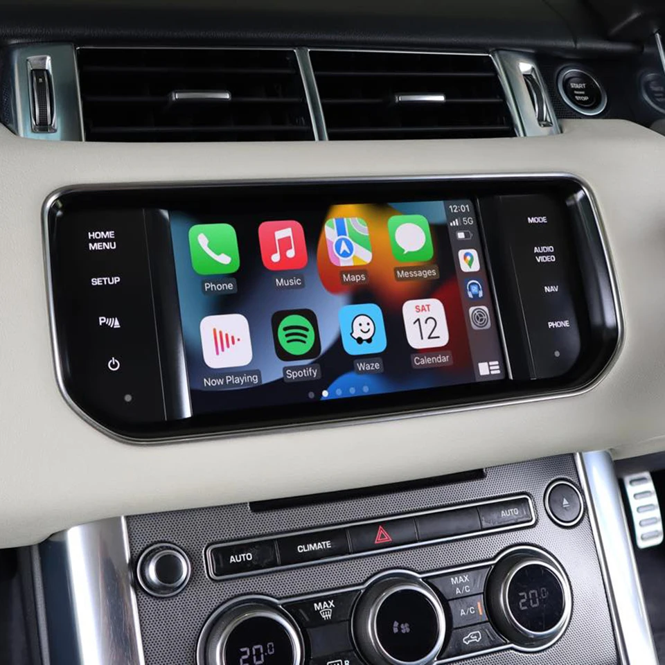 AZTON-Kit de interfaz de coche inalámbrico CarPlay Android Auto, para Land Rover Range Rover Evoque L538 Sport L320 L322 Bosch