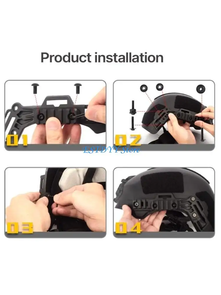 

G6DE Tactically Helmet Side Rails Replacement Outdoor Helmet Mount Rails