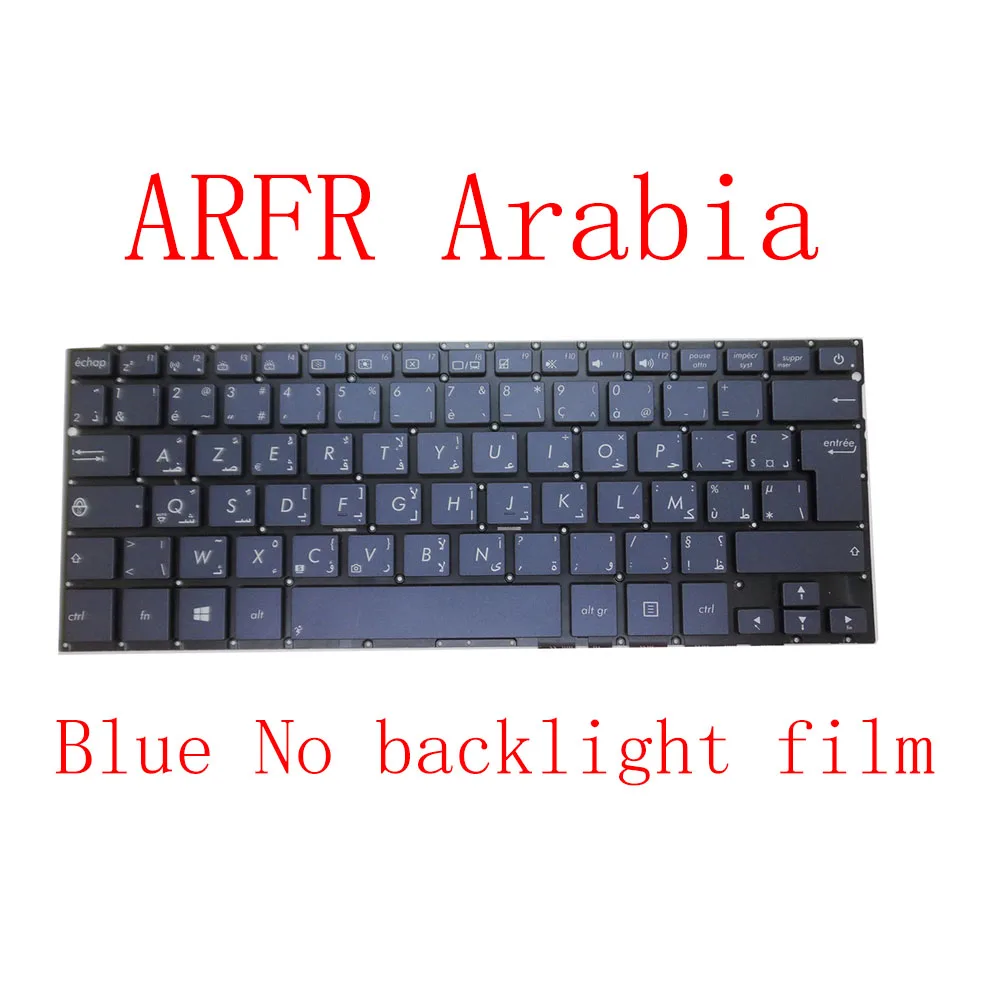 

Laptop Keyboard For ASUS UX302 UX302L UX302LA UX302LG Blue No backlight film ARFR\BE\BG\CZ\BR\FS\FR\GR\HU\IT\HB