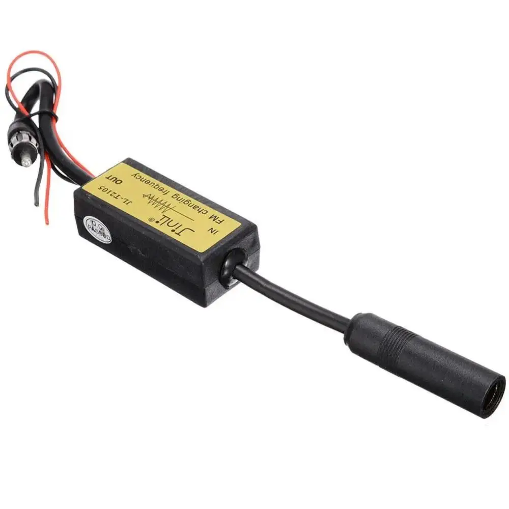 Plastic Car FM Expander 12V FM 76-90 Mhz Car Frequency Expande Black Car Frequency Changer Converter for SONY/KENWO Japanese Car
