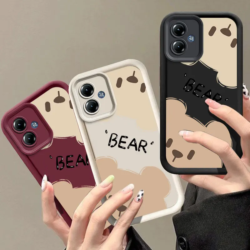 G14 Symmetrical Bear Sky Eye Ladder Phone Case For Motorola Moto G14 Cover