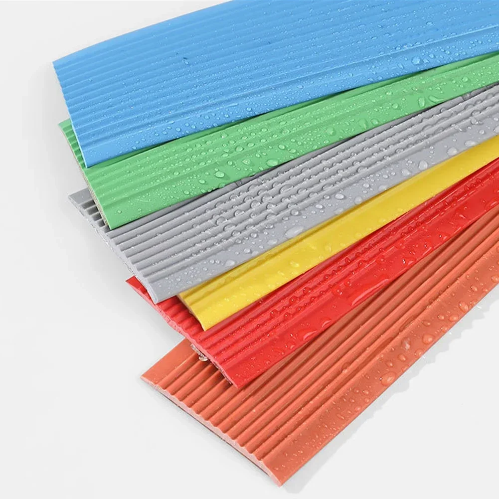 Stair Edging Anti-Slip Stair Treads Indoor Outdoor Home Schools PVC Adhesive Anti-skid Strip Kindergarten Staircase Edge Closing